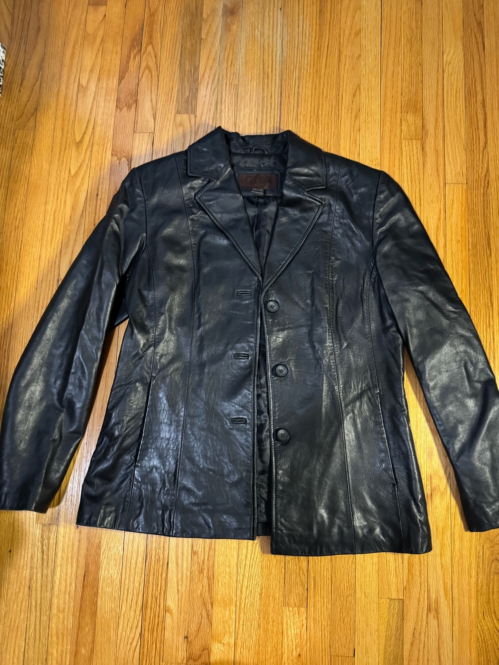 Siena Women’s Size 10 Black Leather Jacket